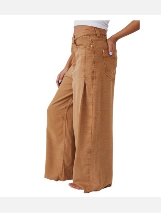 Free People Pants - Free People SUPER SWEEPER Wide Leg High Rise Pants